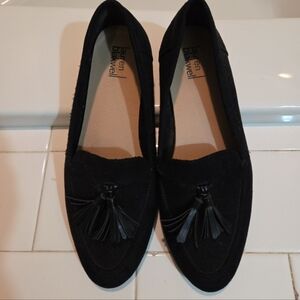 Lauren Blakwell Black Women's Shoes With Tassle Suede Size 10
